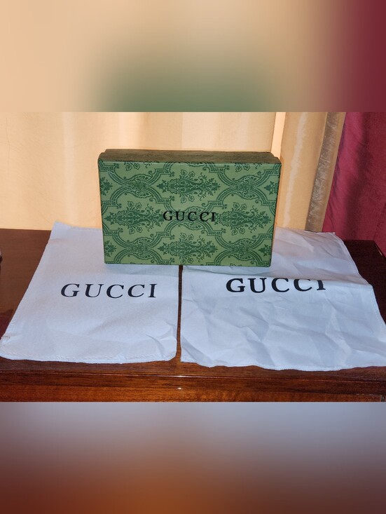 Gucci Accessories - 3pcs Gucci Green box and 2 Gucci Logo dust bags